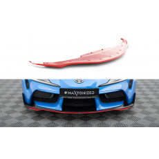 Maxton Design spoiler pod přední nárazník ver.3 pro Toyota Supra Mk5, černý lesklý plast ABS Maxton Design spoiler pod přední nárazník ver.3 pro Toyota Supra Mk5, černý lesklý plast ABS