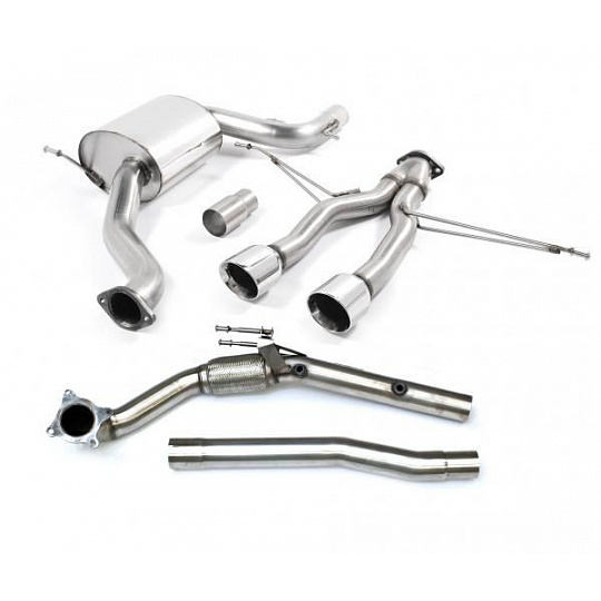 Milltek Sport výfukový systém Turbo-back bez Hi-Flow sportovního katalyzátoru pro Seat Leon Cupra R 2.0 TSI 265PS 2010-2012 Milltek Sport výfukový systém Turbo-back bez Hi-Flow sportovního katalyzátoru pro Seat Leon Cupra R 2.0 TSI 265PS 2010-2012