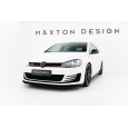 Maxton Design "Racing durability" spoiler pod přední nárazník pro Volkswagen Golf GTI Mk7, plast ABS bez povrchové úpravy