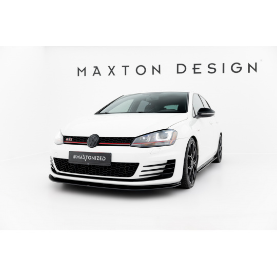 Maxton Design "Racing durability" spoiler pod přední nárazník pro Volkswagen Golf GTI Mk7, plast ABS bez povrchové úpravy Maxton Design "Racing durability" spoiler pod přední nárazník pro Volkswagen Golf GTI Mk7, plast ABS bez povrchové úpravy