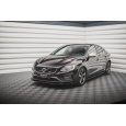 Maxton Design spoiler pod přední nárazník pro Volvo S60 Mk2 Facelift, černý lesklý plast ABS, R-Design