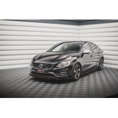 Maxton Design spoiler pod přední nárazník pro Volvo S60 Mk2 Facelift, černý lesklý plast ABS, R-Design Maxton Design spoiler pod přední nárazník pro Volvo S60 Mk2 Facelift, černý lesklý plast ABS, R-Design