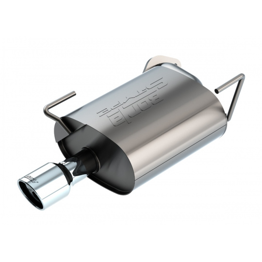 Borla koncový díl "S-Type" pro Subaru Forester 2,5l, AWD, 4-dvéř., s aut. převodovkou, r.v. 2019-2020, typ koncovek: chromové