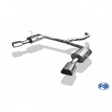 Fox Sportauspuff koncový tlumič výfuku s koncovkou 142x78 Typ 61 na obou stranách pro Opel Vectra C 2006-2008 s motorem 2.8, Combi