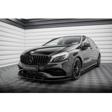 Maxton Design "Street Pro" spoiler pod přední nárazník pro Mercedes třída A W176 Facelift AMG-Line, plast ABS bez povrchové úpravy Maxton Design "Street Pro" spoiler pod přední nárazník pro Mercedes třída A W176 Facelift AMG-Line, plast ABS bez povrchové úpravy