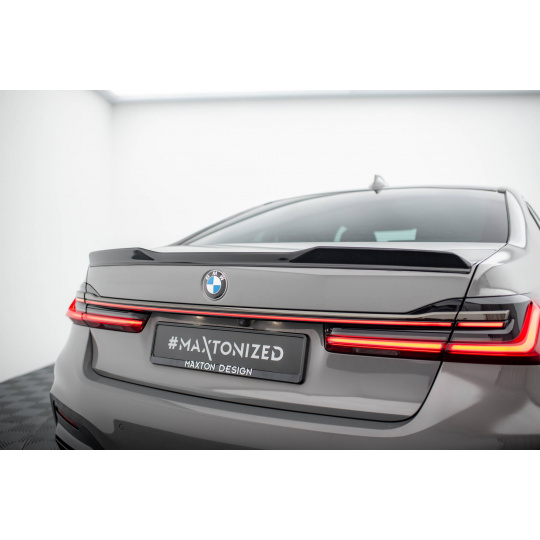 Maxton Design prodloužení spoileru 3d pro BMW řada 7 G11, černý lesklý plast ABS