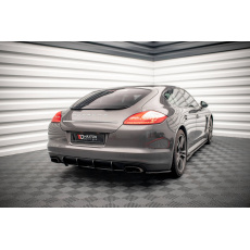 Maxton Design "Street Pro" difuzor zadního nárazníku pro Porsche Panamera 970 Diesel, plast ABS bez povrchové úpravy, s černou a červenou linkou Maxton Design "Street Pro" difuzor zadního nárazníku pro Porsche Panamera 970 Diesel, plast ABS bez povrchové úpravy, s černou a červenou linkou