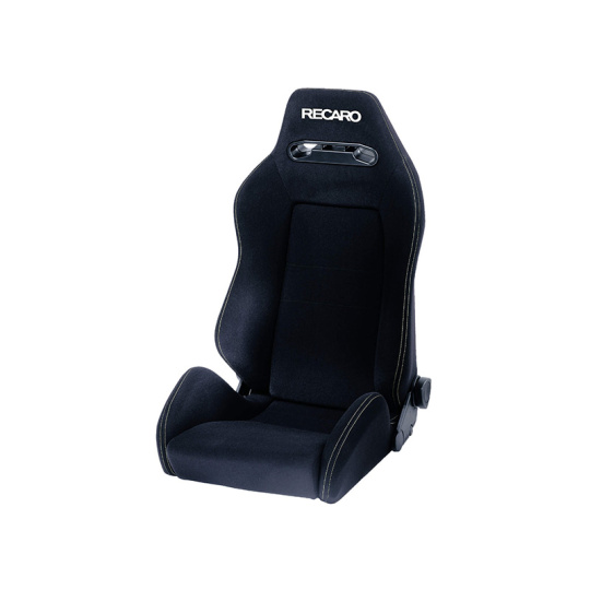 Sportovní sedačka RECARO Speed, černý perlonvelur + stříbrné švy