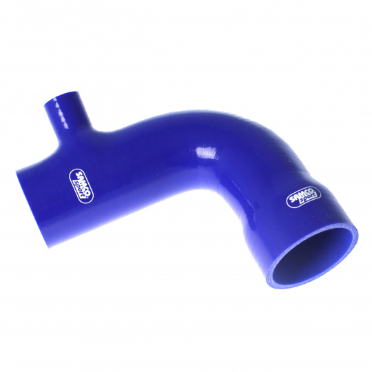 Samco Sport silikonová hadice pro airbox sání pro Ford Sierra/Sapphire Cosworth 2WD 1986 - 1990 (T34 Turbo, 70mm Compressor Intake & D/V return on hose), barva: modrá