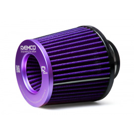 Raemco univerzální vzduchový filtr o délce 130 mm se vstupem 77 mm s možností redukce na 63 mm, barva: fialová