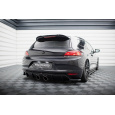 Maxton Design vložka zadního nárazníku ver.2 pro Volkswagen Scirocco Mk3, černý lesklý plast ABS, pouze pro výfuk R32
