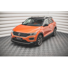 Maxton Design spoiler pod přední nárazník pro Volkswagen T-roc Mk1, černý lesklý plast ABS Maxton Design spoiler pod přední nárazník pro Volkswagen T-roc Mk1, černý lesklý plast ABS