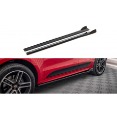 Maxton Design difuzory pod boční prahy pro Porsche Macan Mk1 Facelift, černý lesklý plast ABS Maxton Design difuzory pod boční prahy pro Porsche Macan Mk1 Facelift, černý lesklý plast ABS