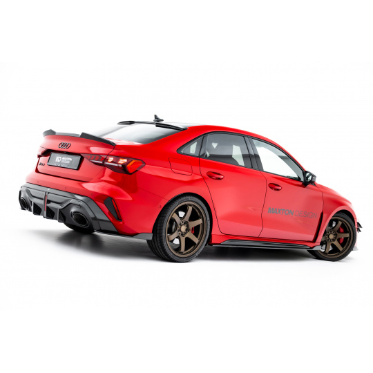 Maxton Design set difuzorů pod boční prahy pro Audi RS3 8Y Facelift, materiál pravý karbon