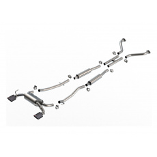 Borla Cat-Back výfukový systém "S-Type" pro Nissan 350Z 3.5L V6 automat/manual, RWD, Coupe/Convertible, r.v. 2003-2008, typ koncovek: karbonové Borla Cat-Back výfukový systém "S-Type" pro Nissan 350Z 3.5L V6 automat/manual, RWD, Coupe/Convertible, r.v. 2003-2008, typ koncovek: karbonové