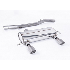 Milltek Sport výfukový systém cat-back 3" Race System bez rezonátoru (hlasitější) pro Audi TT 180 / 225 quattro Coupe/Roadster 1998-2006, GT100 typ koncovek: GT-100 titanové