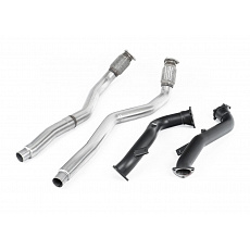 Milltek Sport Downpipes s náhradami katalyzátorů pro Audi S6 4.0 TFSI C7 quattro 2012-2018, pouze pro OE cat-back systém