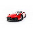 Maxton Design spoiler pod přední nárazník pro Porsche 911 992 Carrera Aero Facelift, 992 Carrera GTS Facelift, černý lesklý plast ABS