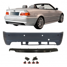 JOM zadní nárazník BMW 3 E46 Coupe / Cabrio (99-07), s otvory pro PDC JOM zadní nárazník BMW 3 E46 Coupe / Cabrio (99-07), s otvory pro PDC