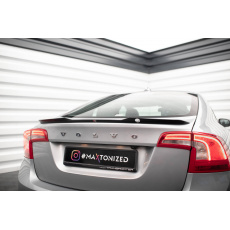Maxton Design prodloužení spoileru pro Volvo S60 Mk2, černý lesklý plast ABS, R-Design Maxton Design prodloužení spoileru pro Volvo S60 Mk2, černý lesklý plast ABS, R-Design