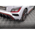 Maxton Design boční difuzory pod zadní nárazník s křidélky ver.1 pro Hyundai Kona N Mk1, černý lesklý plast ABS