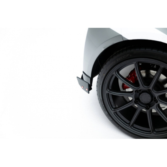 Maxton Design difuzory pod zadní nárazník s křidélky pro Toyota GR Yaris Mk4 Facelift, černý lesklý plast ABS