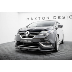 Maxton Design spoiler pod přední nárazník pro Renault Espace Mk5 Facelift, černý lesklý plast ABS Maxton Design spoiler pod přední nárazník pro Renault Espace Mk5 Facelift, černý lesklý plast ABS