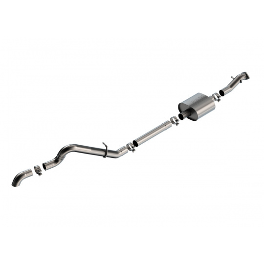 Borla Cat-Back výfukový systém "Touring" pro Ford Bronco 2,3L, automat/manual, 4WD, 2/4-dveř., r.v. 2021-2023