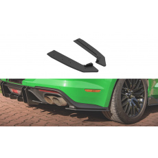 Maxton Design "Racing durability" boční difuzory pod zadní nárazník "Street Pro" ver.2 pro Ford Mustang MK6 GT Facelift, plast ABS bez povrchové úpravy