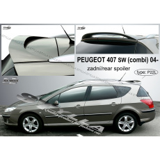 Stylla spoiler zadních dveří Peugeot 407 SW (combi)