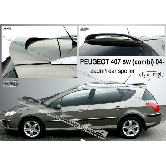 Stylla spoiler zadních dveří Peugeot 407 SW (combi)