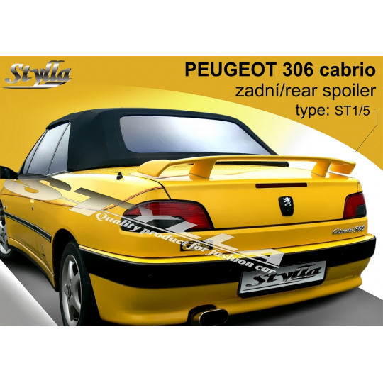 Stylla spoiler zadního víka Peugeot 306 cabrio