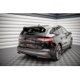 Maxton Design středový spoiler pod zadní nárazník s žebrováním pro Škoda Enyaq iV Mk1, černý lesklý plast ABS