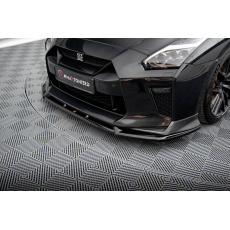 Maxton Design spoiler pod přední nárazník ver.2 pro Nissan GT-R R35 Facelift, černý lesklý plast ABS Maxton Design spoiler pod přední nárazník ver.2 pro Nissan GT-R R35 Facelift, černý lesklý plast ABS