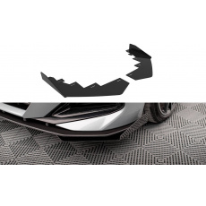 Maxton Design rohové spoilery pod přední nárazník pro BMW řada 2 G42 M240i, G42 M-Pack, černý lesklý plast ABS