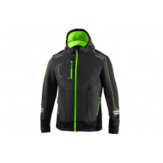 Sparco technická softshell bunda York, barva: šedo-zelená, velikost: XXXL