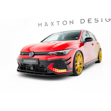 Maxton Design spoiler pod přední nárazník ver.2 pro Volkswagen Golf GTI Mk8 Facelift, černý lesklý plast ABS, Clubsport Maxton Design spoiler pod přední nárazník ver.2 pro Volkswagen Golf GTI Mk8 Facelift, černý lesklý plast ABS, Clubsport