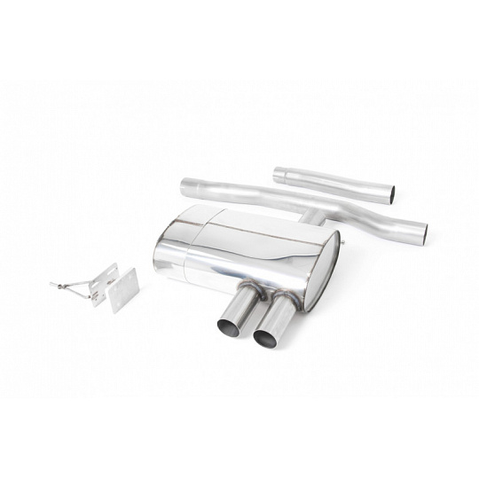 Milltek Sport výfukový systém GPF-Back pro Mini Mk3 (F56) Mini Cooper S 2.0 Turbo (UK/EU) Facelift s GPF/OPF 2019-2024, GT-90 titanové koncovky