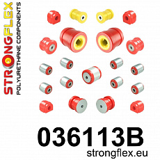 036113B: Strongflex Kompletní sada polyuretanových silentbloků pro zavěšení
