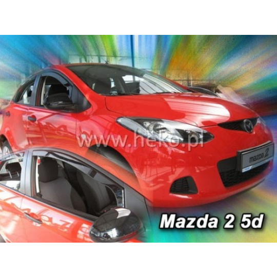 HEKO ofuky oken Mazda 2 III (2009-2014) přední