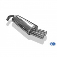 Fox Sportauspuff koncový tlumič výfuku s koncovkou 2x76 Typ 13 pro Volkswagen Beetle s motorem 1.6, 1.8 T, 1.9 TD, 2.0, 2.3