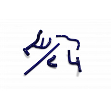 Samco Sport 5-dílná sada silikonových hadic pro vedení chladicí kapaliny pro Mini Cooper 1992 - 1997 1275cc s jednobodovým vstřikováním, barva: modrá