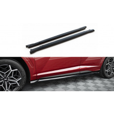 Maxton Design difuzory pod boční prahy pro Hyundai Tucson Mk4, černý lesklý plast ABS, N-Line