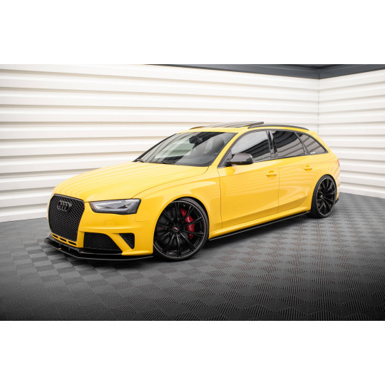 Maxton Design "Street Pro" difuzory pod boční prahy pro Audi RS4 B8, plast ABS bez povrchové úpravy