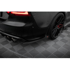 Maxton Design "Street Pro" boční difuzory pod zadní nárazník s křidélky pro Audi A7 C7, plast ABS bez povrchové úpravy, S-Line Maxton Design "Street Pro" boční difuzory pod zadní nárazník s křidélky pro Audi A7 C7, plast ABS bez povrchové úpravy, S-Line