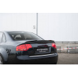 Maxton Design prodloužení spoileru pro Audi RS4 B7, černý lesklý plast ABS, Sedan