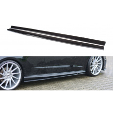 Maxton Design difuzory pod boční prahy pro Audi A3, S3 8V, 8V FL, černý lesklý plast ABS, Hatchback Maxton Design difuzory pod boční prahy pro Audi A3, S3 8V, 8V FL, černý lesklý plast ABS, Hatchback