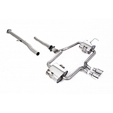 Milltek Sport výfukový systém cat-back bez rezonátoru (hlasitější) - Loose Trim Version with Polished 76mm Trims - Includes bracket locator for 2004 cars pro New Mini Mk1 (R53) Cooper S 2002-2006