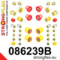 086239B: Strongflex Kompletní sada silentbloků pro zavěšení 086239B: Strongflex Kompletní sada silentbloků pro zavěšení