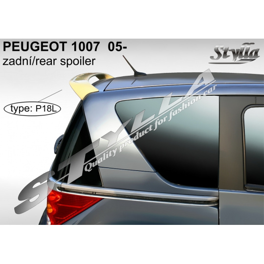 Stylla spoiler zadních dveří Peugeot 1007
